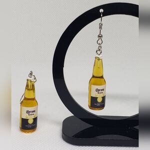 "HOLIDAY SPIRITS" - One Pair of Mini Bottle Earrings